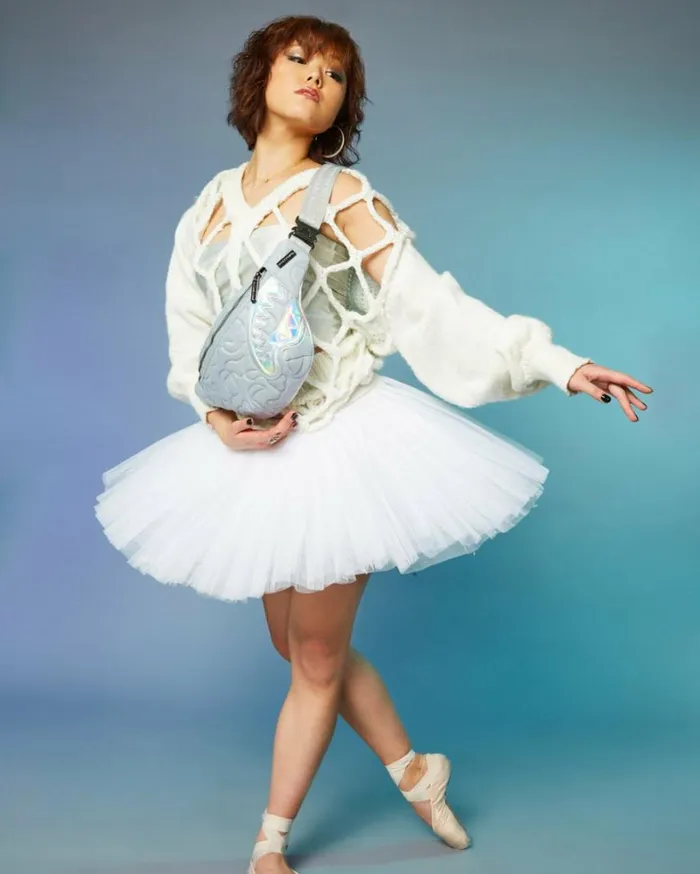 Bags SPRAYGROUND MIRASHAKU IRIDESCENT QUILT SAVVY CROSSBODY