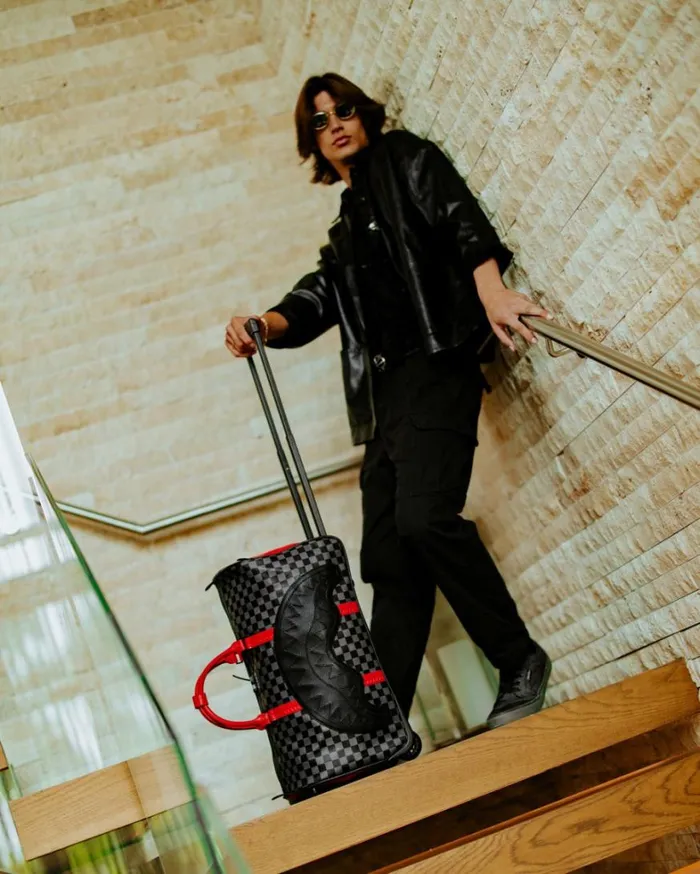 Bags SPRAYGROUND MONACO SHARK CLUB DUFFLE WHEELY