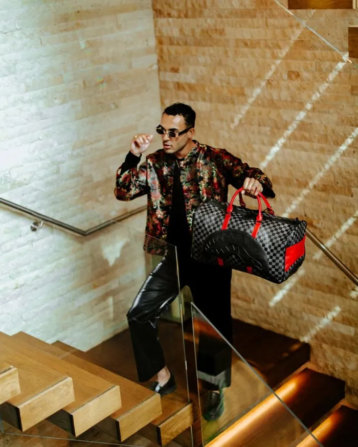 Bags SPRAYGROUND MONACO SHARK CLUB DUFFLE WHEELY
