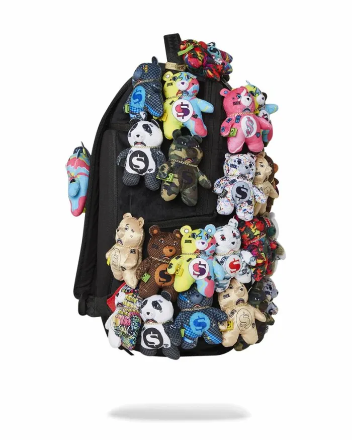 Bags SPRAYGROUND PACK OF BEARS REAL PLUSH BEARS RUNWAY PIECE BACKPACK 8211 SUPER EXCLUSIVE