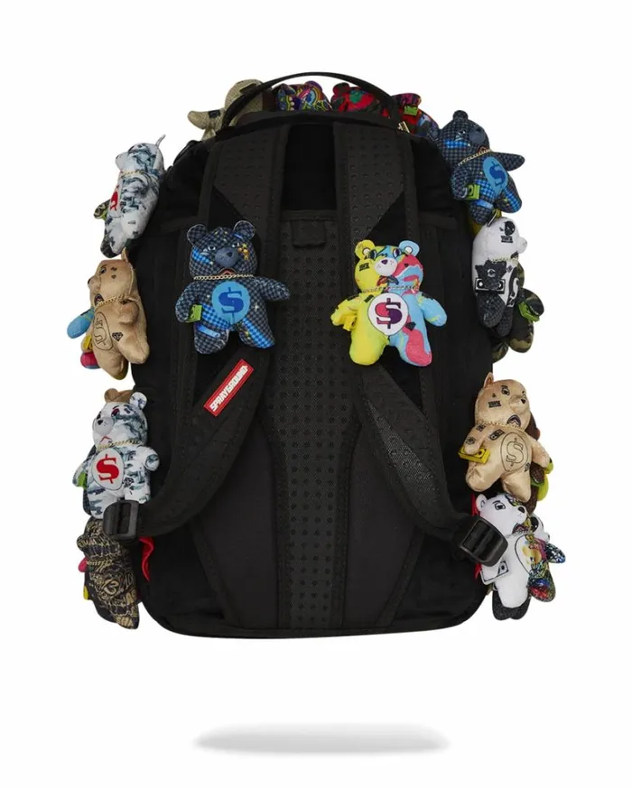 Bags SPRAYGROUND PACK OF BEARS REAL PLUSH BEARS RUNWAY PIECE BACKPACK 8211 SUPER EXCLUSIVE