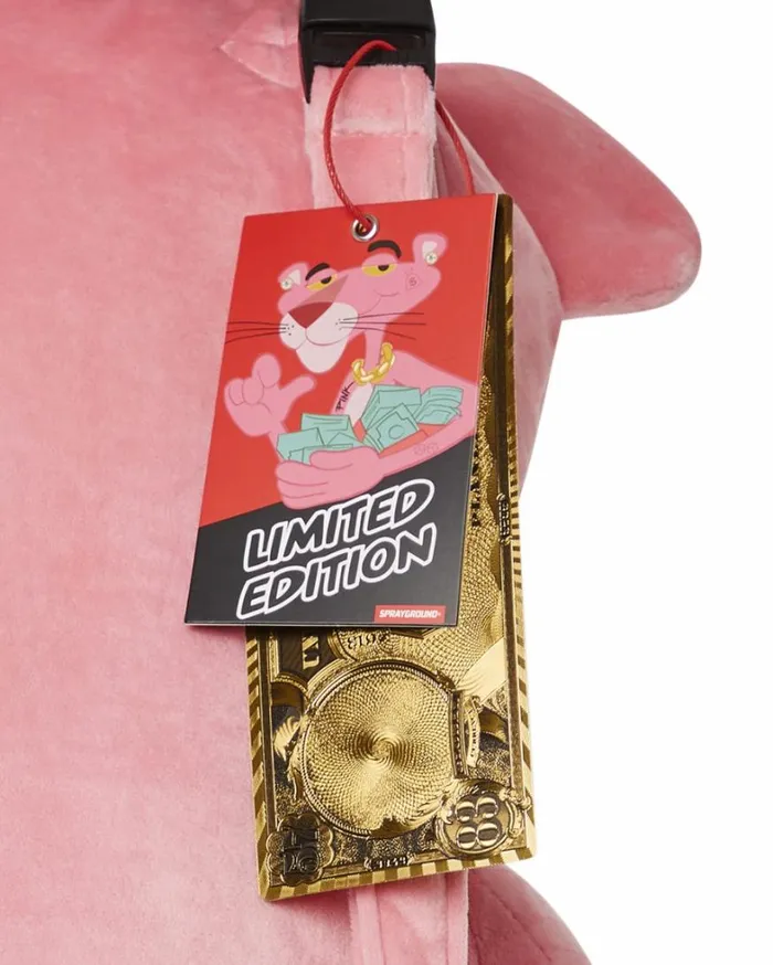 Bags SPRAYGROUND PINK PANTHER UP TO NO GOOD TEDDY BEAR BACKPACK