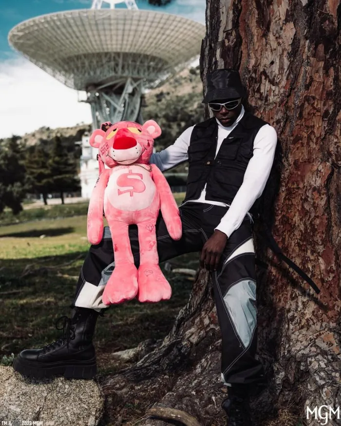 Bags SPRAYGROUND PINK PANTHER UP TO NO GOOD TEDDY BEAR BACKPACK