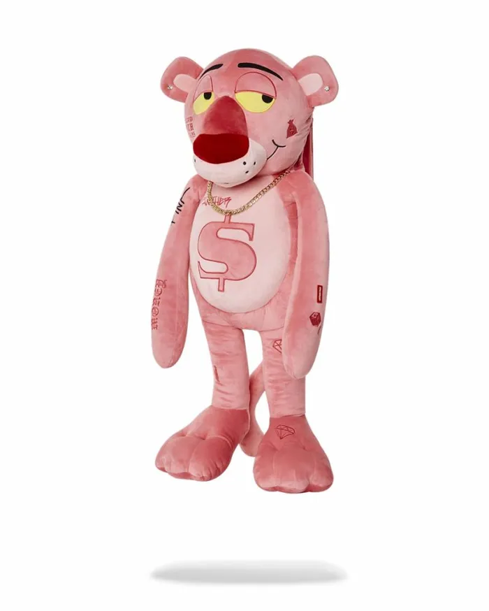 Bags SPRAYGROUND PINK PANTHER UP TO NO GOOD TEDDY BEAR BACKPACK