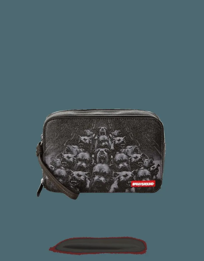 Bags SPRAYGROUND PITBULLS TOILETRY AKA MONEY BAG