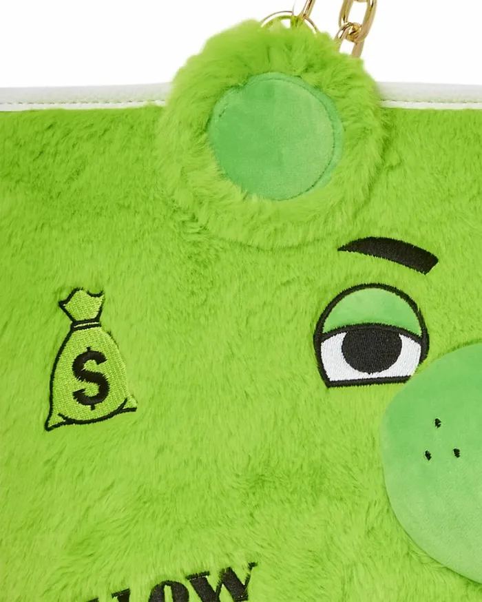 Bags SPRAYGROUND PLUSH MONEYBEAR TOTE GREEN