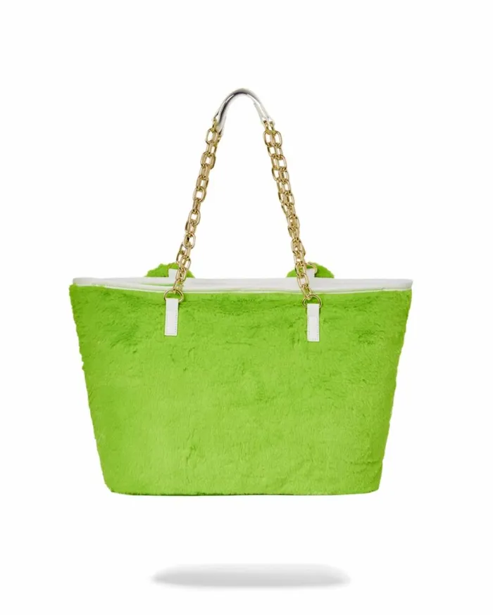 Bags SPRAYGROUND PLUSH MONEYBEAR TOTE GREEN