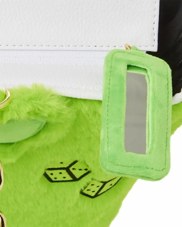Bags SPRAYGROUND PLUSH MONEYBEAR TOTE GREEN