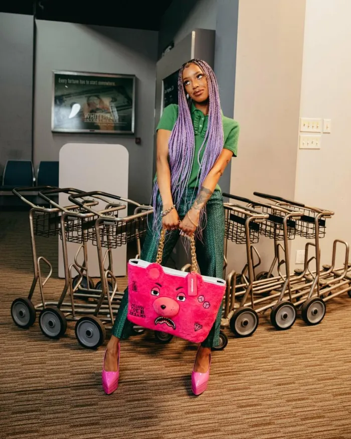 Bags SPRAYGROUND PLUSH MONEYBEAR TOTE PINK