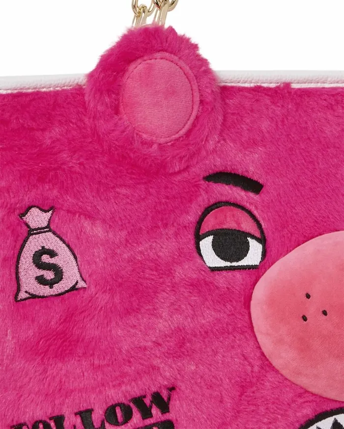 Bags SPRAYGROUND PLUSH MONEYBEAR TOTE PINK