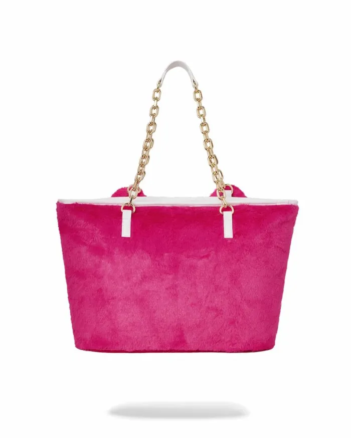 Bags SPRAYGROUND PLUSH MONEYBEAR TOTE PINK