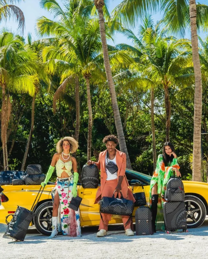 Bags SPRAYGROUND RACEWAY SHADOW PHANTOM DUFFLE WHEELY