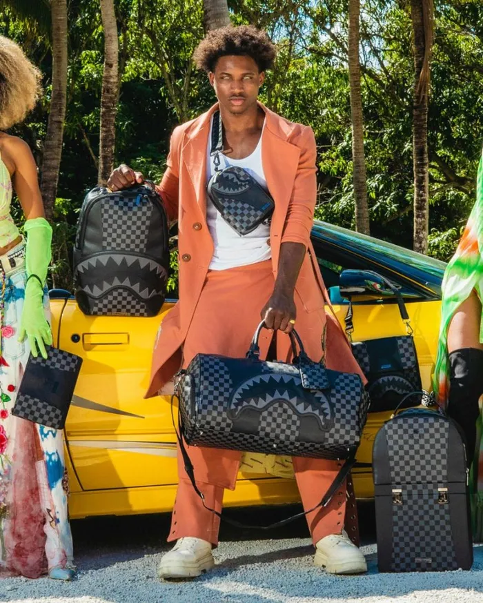 Bags SPRAYGROUND RACEWAY SHADOW PHANTOM LARGE DUFFLE
