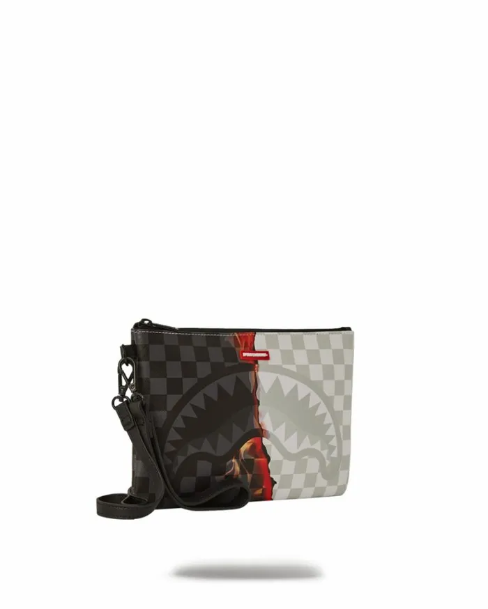 Bags SPRAYGROUND RING OF FIRE CROSSOVER CLUTCH W SHOULDER STRAP