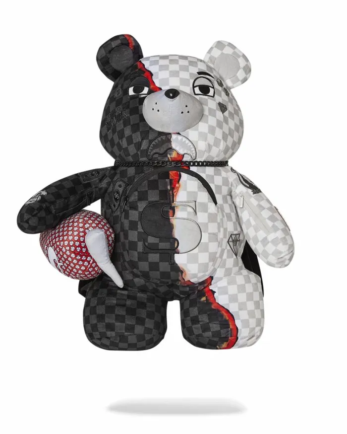Bags SPRAYGROUND RING OF FIRE MONEYBEAR TEDDYBEAR BACKPACK