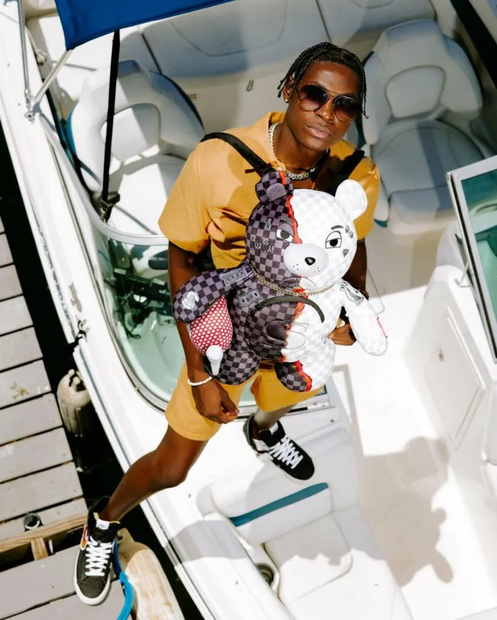Bags SPRAYGROUND RING OF FIRE MONEYBEAR TEDDYBEAR BACKPACK