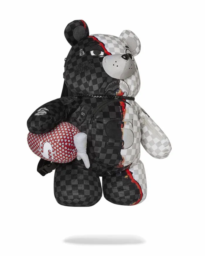 Bags SPRAYGROUND RING OF FIRE MONEYBEAR TEDDYBEAR BACKPACK