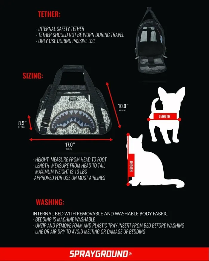 Bags SPRAYGROUND SG ALL DAY PET CARRIER