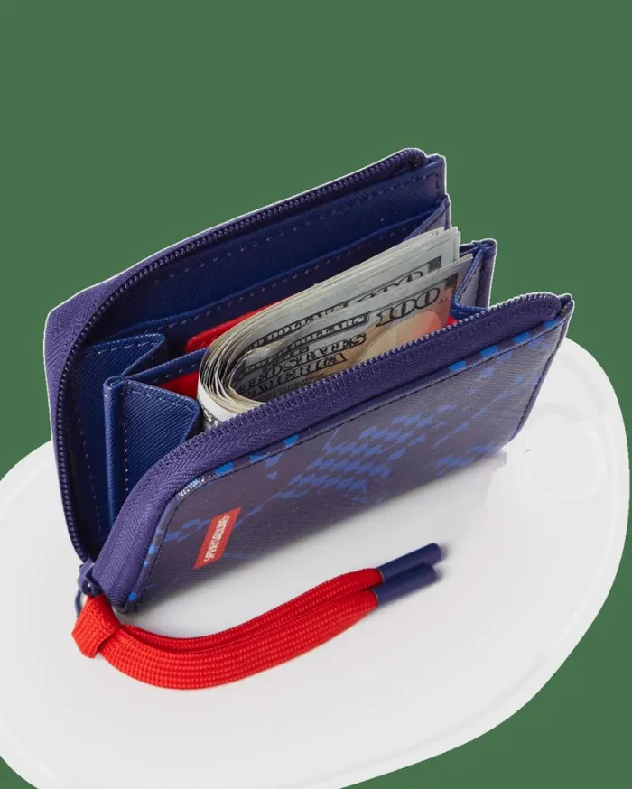 Bags SPRAYGROUND SHARK CHECK BLUE WALLET