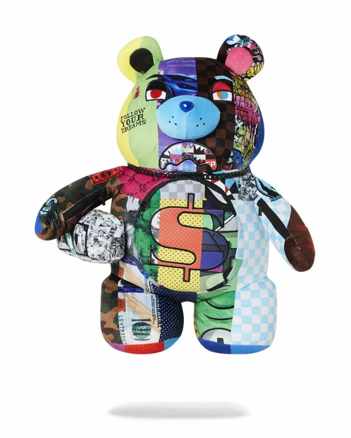 Bags SPRAYGROUND SHARK MASTERPIECES MONEYBEAR TEDDYBEAR BACKPACK