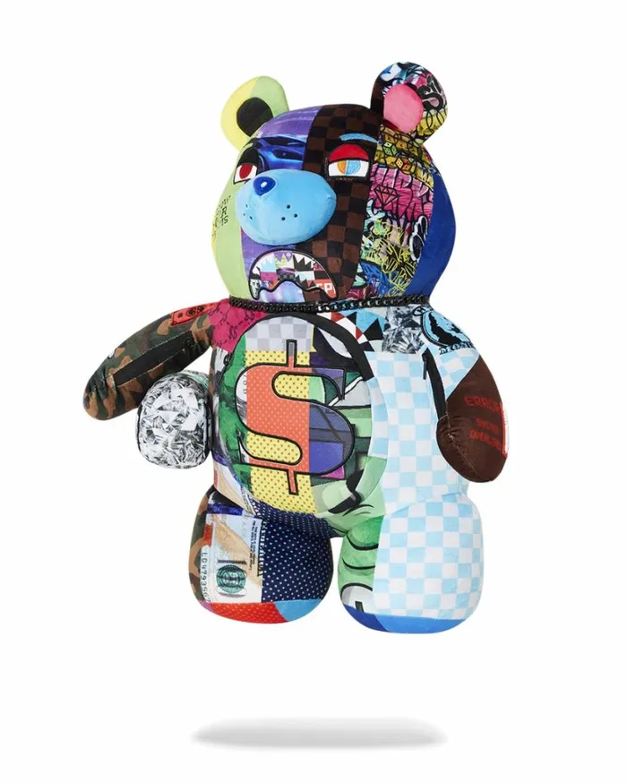 Bags SPRAYGROUND SHARK MASTERPIECES MONEYBEAR TEDDYBEAR BACKPACK