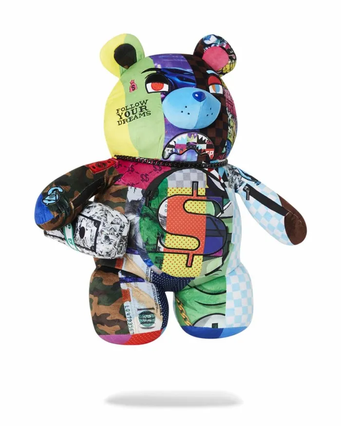 Bags SPRAYGROUND SHARK MASTERPIECES MONEYBEAR TEDDYBEAR BACKPACK