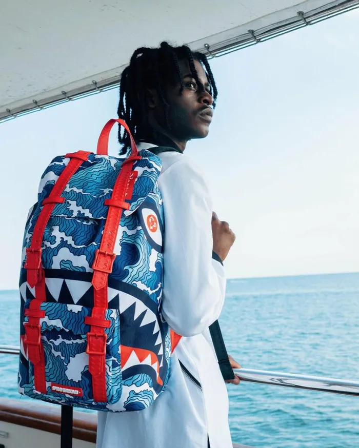 Bags SPRAYGROUND SHARK WAVE HILLS BACKPACK
