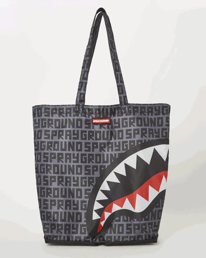 Bags SPRAYGROUND SHARKFINITY STEALTH PILOT PACKABLE TOTE