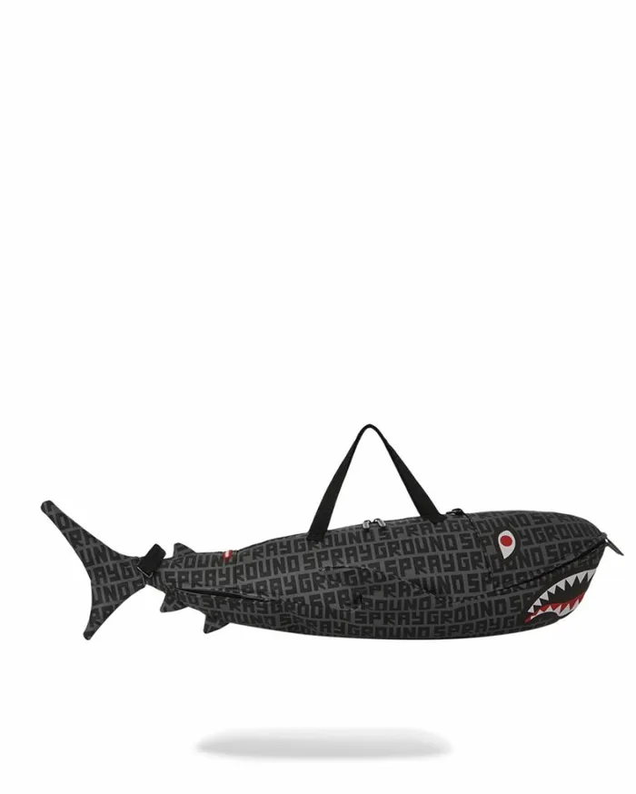 Bags SPRAYGROUND SHARKFINITY STEALTH PILOT SHARK SHAPE DUFFLE