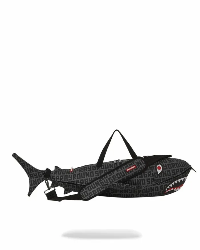 Bags SPRAYGROUND SHARKFINITY STEALTH PILOT SHARK SHAPE DUFFLE