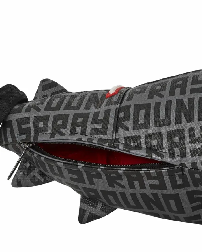 Bags SPRAYGROUND SHARKFINITY STEALTH PILOT SHARK SHAPE DUFFLE