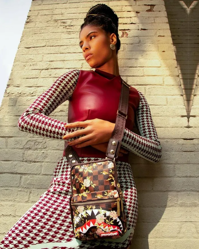Bags SPRAYGROUND SHARKFLOWER CROSSBODY SLING