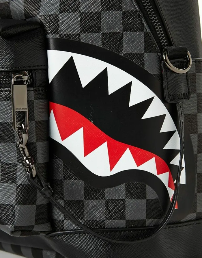 Bags SPRAYGROUND SHARKS IN PARIS BLACK CHECKERED EDITION Bags SPRAYGROUND SHARKS IN PARIS BLACK CHECKERED EDITION