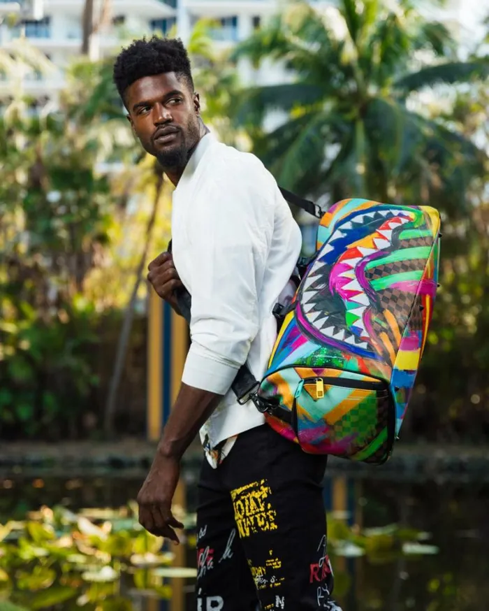 Bags SPRAYGROUND SHARKS IN PARIS CITY STREAKS DUFFLE