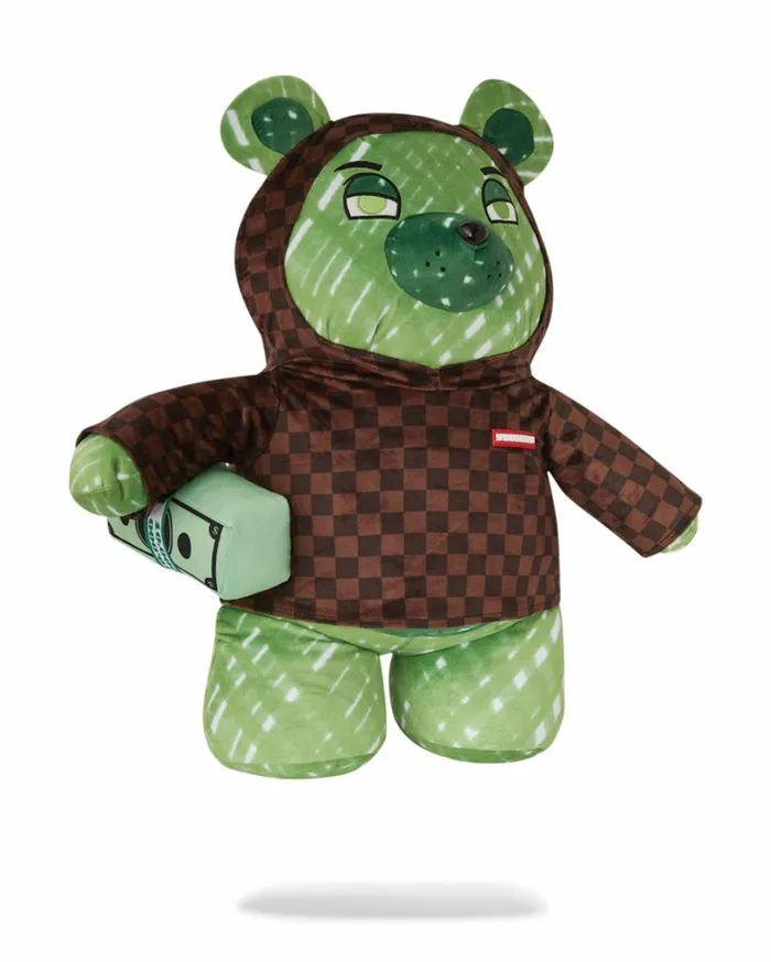 Bags SPRAYGROUND SHARKS IN PARIS FADE AWAY HOODIE MONEYBEAR TEDDYBEAR BACKPACK