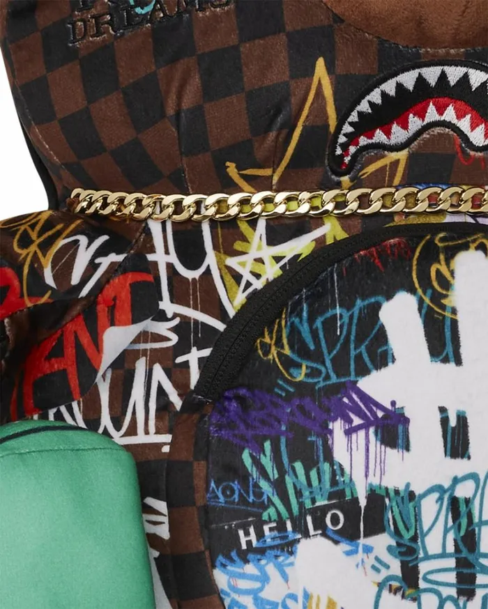 Bags SPRAYGROUND SHARKS IN PARIS THE RIZZ MONEYBEAR TEDDYBEAR BACKPACK