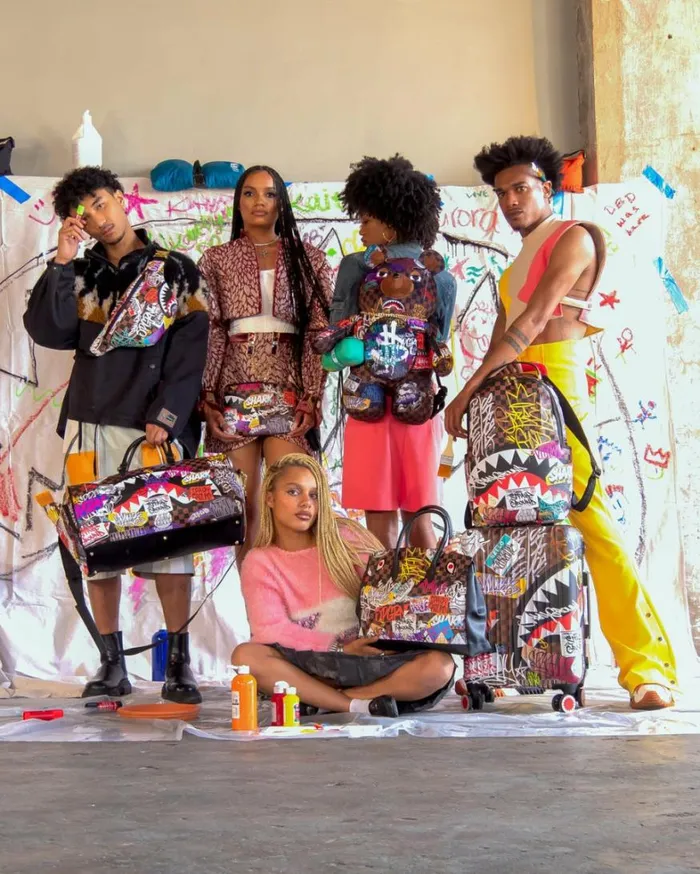 Bags SPRAYGROUND SHARKS IN PARIS THE RIZZ MONEYBEAR TEDDYBEAR BACKPACK
