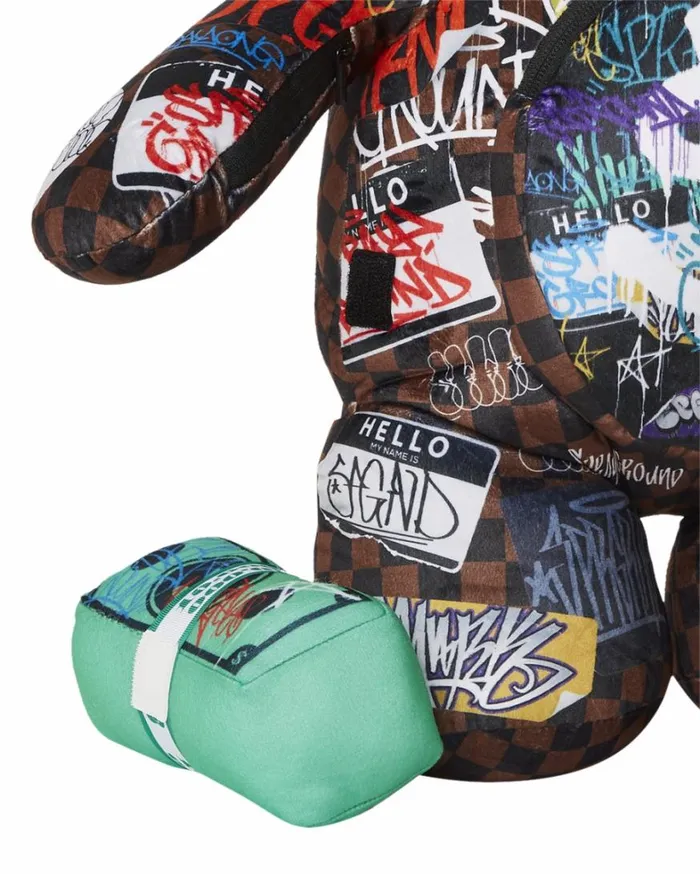 Bags SPRAYGROUND SHARKS IN PARIS THE RIZZ MONEYBEAR TEDDYBEAR BACKPACK