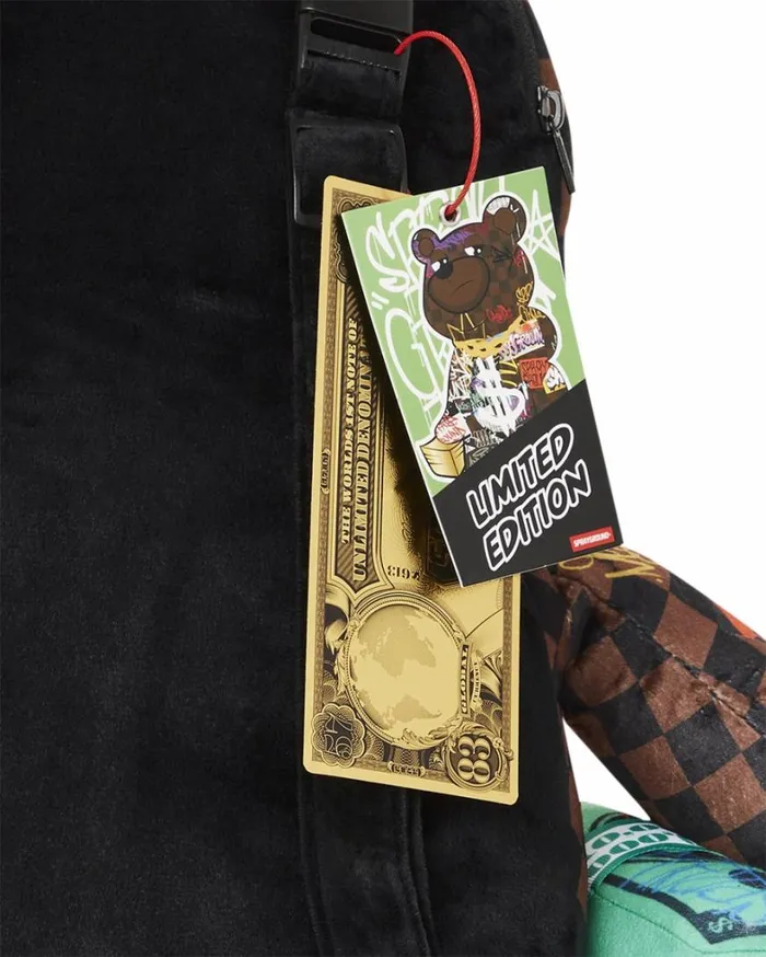 Bags SPRAYGROUND SHARKS IN PARIS THE RIZZ MONEYBEAR TEDDYBEAR BACKPACK