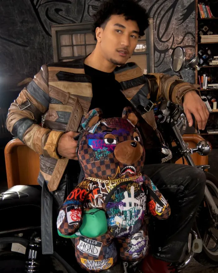 Bags SPRAYGROUND SHARKS IN PARIS THE RIZZ MONEYBEAR TEDDYBEAR BACKPACK