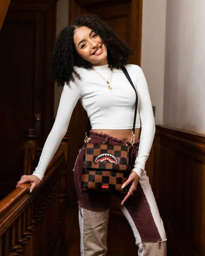 Bags SPRAYGROUND SHARKS IN PARIS VANQUISH LARGE SLING CROSSBODY
