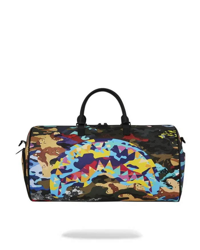 Bags SPRAYGROUND SLICED AND DICED CAMO DUFFLE