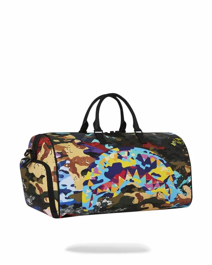 Bags SPRAYGROUND SLICED AND DICED CAMO DUFFLE
