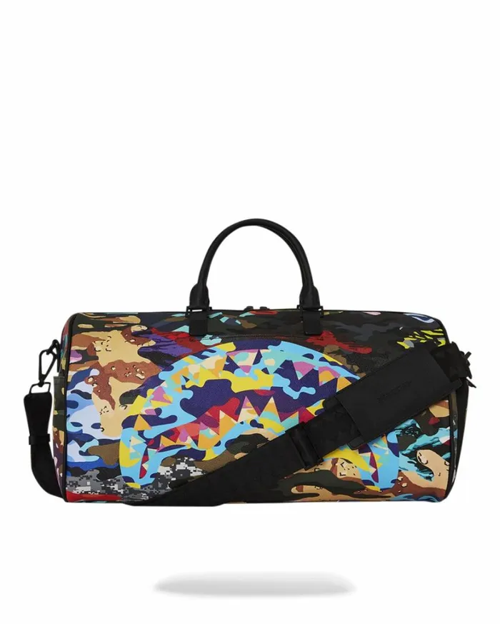 Bags SPRAYGROUND SLICED AND DICED CAMO DUFFLE