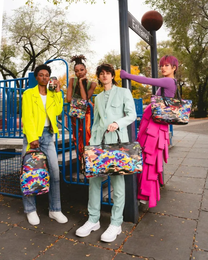 Bags SPRAYGROUND SLICED AND DICED CAMO DUFFLE