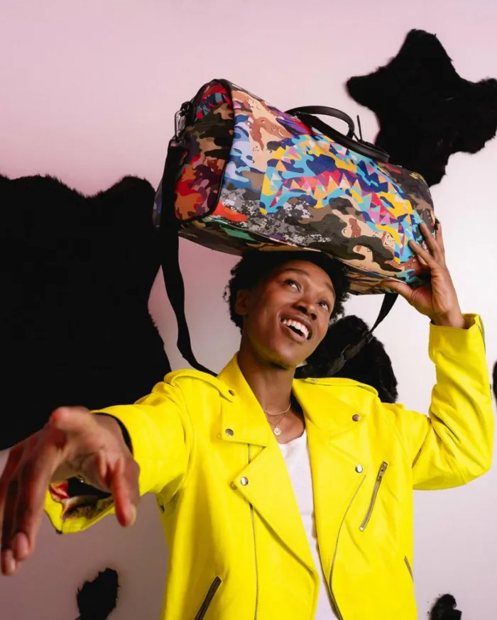 Bags SPRAYGROUND SLICED AND DICED CAMO DUFFLE