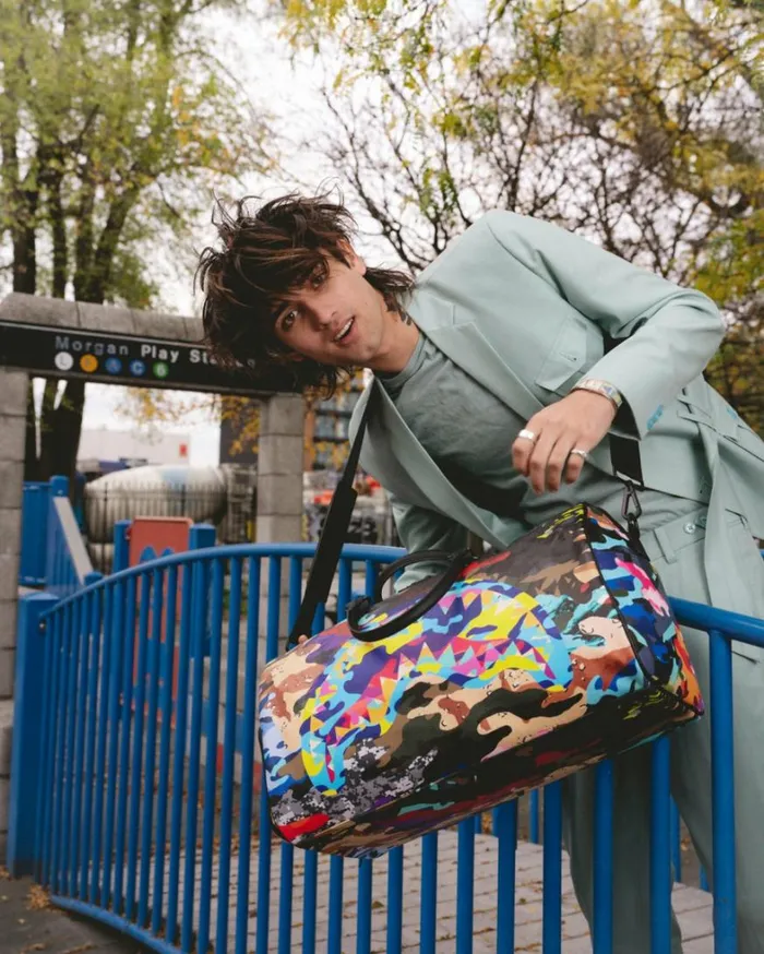 Bags SPRAYGROUND SLICED AND DICED CAMO DUFFLE