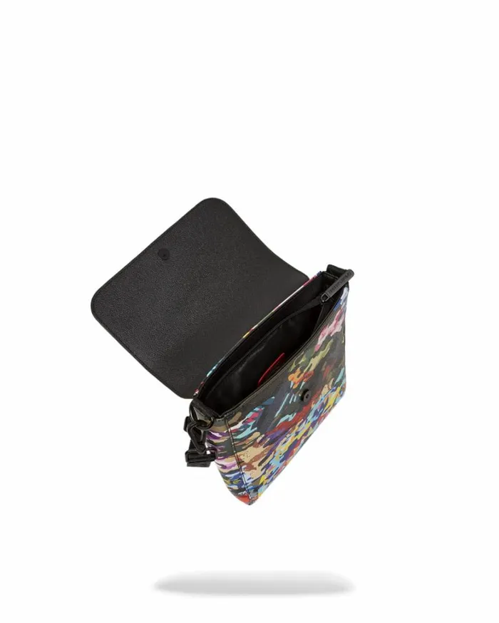 Bags SPRAYGROUND SLICED AND DICED CAMO MESSENGER SLING BAG