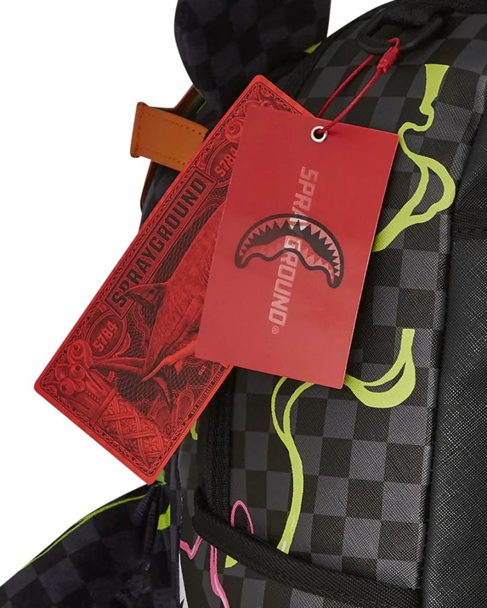 Bags SPRAYGROUND SLIME DIME MONEYBEAR TEDDYBEAR ON BACKPACK