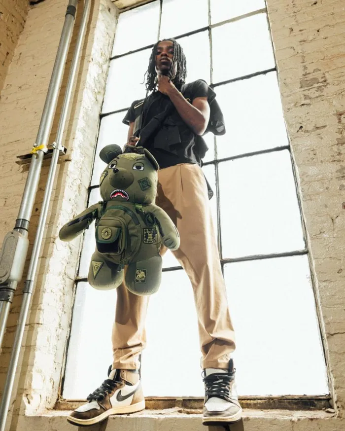 Bags SPRAYGROUND SPECIAL OPS FULL THROTTLE MONEYBEAR TEDDYBEAR BACKPACK